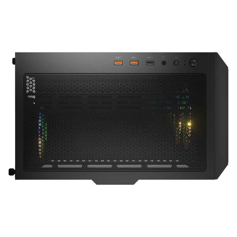 Case Gaming Cougar Duoface RGB Media Torre Vidrio Templado E-ATX Negro (Sin Fuente)