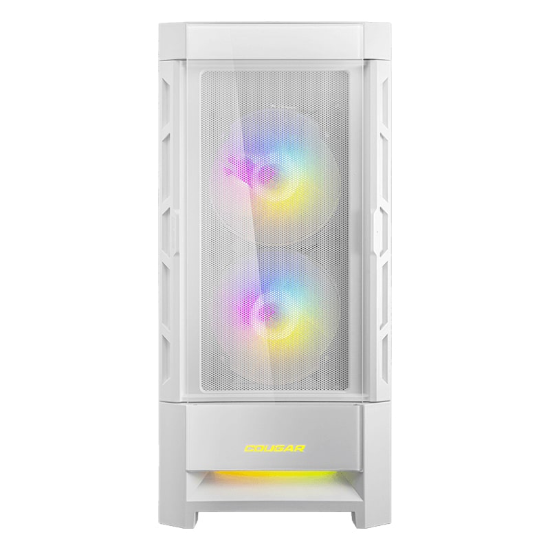 Case Gaming Cougar Duoface RGB Media Torre Vidrio Templado E-ATX Blanco (Sin Fuente)