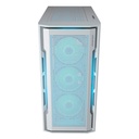 Case Gaming Cougar Uniface RGB Media Torre Vidrio Templado ATX Blanco (Sin Fuente)