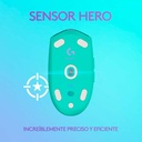 Mouse Gaming Inalámbrico Óptico Logitech G305 LIGHTSPEED 12000DPI 6 Botones Mint