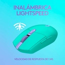 Mouse Gaming Inalámbrico Óptico Logitech G305 LIGHTSPEED 12000DPI 6 Botones Mint