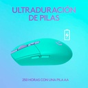 Mouse Gaming Inalámbrico Óptico Logitech G305 LIGHTSPEED 12000DPI 6 Botones Mint
