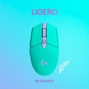 Mouse Gaming Inalámbrico Óptico Logitech G305 LIGHTSPEED 12000DPI 6 Botones Mint