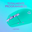 Mouse Gaming Inalámbrico Óptico Logitech G305 LIGHTSPEED 12000DPI 6 Botones Mint