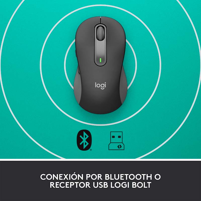Mouse Inalámbrico Logitech M650L 4000DPI Grafito