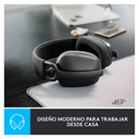 Audífonos Tipo Headset Logitech Zone Vibe 100 Inalámbricos con Micrófono Negro