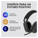 Audífonos Tipo Headset Logitech Zone Vibe 100 Inalámbricos con Micrófono Negro