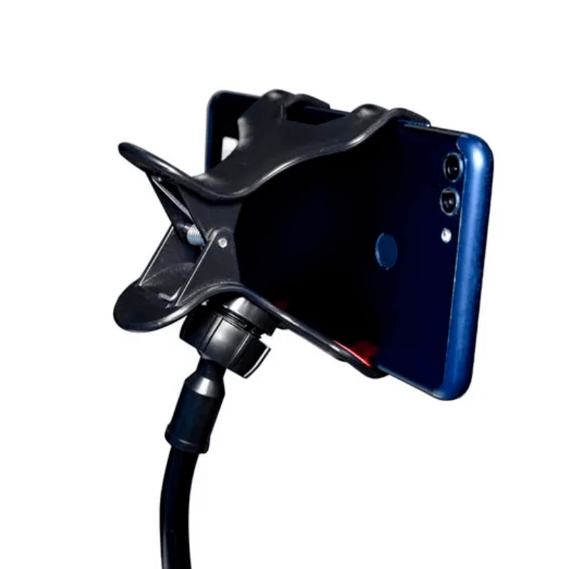 Aro de Luz VTA+ con Soporte Ajustable para Celular USB Negro