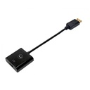 Adaptador DisplayPort a HDMI UnnoTekno AD3004BK Macho-Hembra Negro