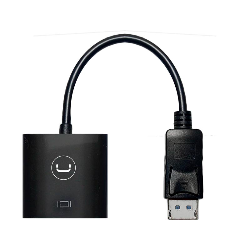 Adaptador DisplayPort a HDMI UnnoTekno AD3004BK Macho-Hembra Negro