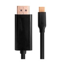 Cable USB-C a Displayport UnnoTekno 1.5 Metros Negro