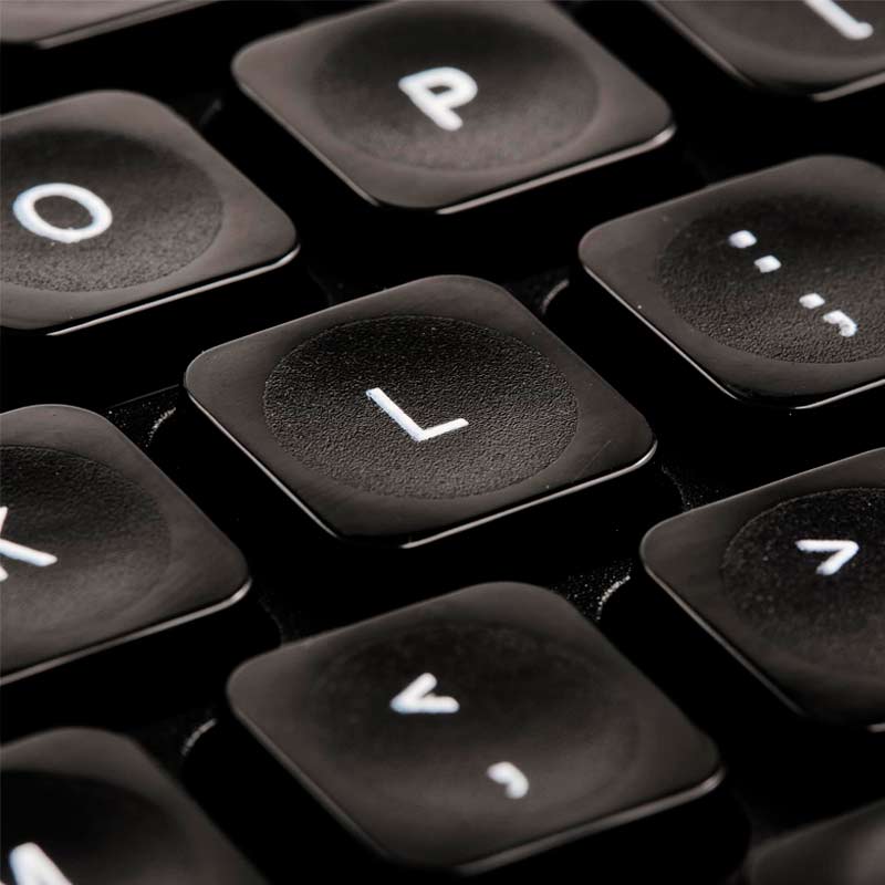 Teclado Inalámbrico UnnoTekno Klass Español Negro