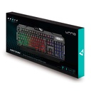 Teclado Gaming Alámbrico UnnoTekno Brave USB Negro Ingles