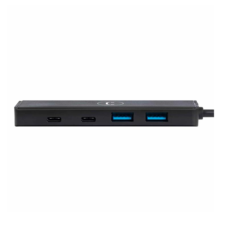 Hub UnnoTekno 4 Puertos USB-C 3.0 Negro