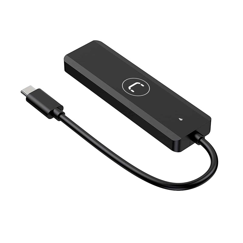 Hub UnnoTekno 4 Puertos USB-C 3.0 Negro