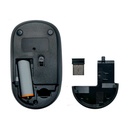 Mouse Inalámbrico UnnoTekno Curve 1200DPI Azul