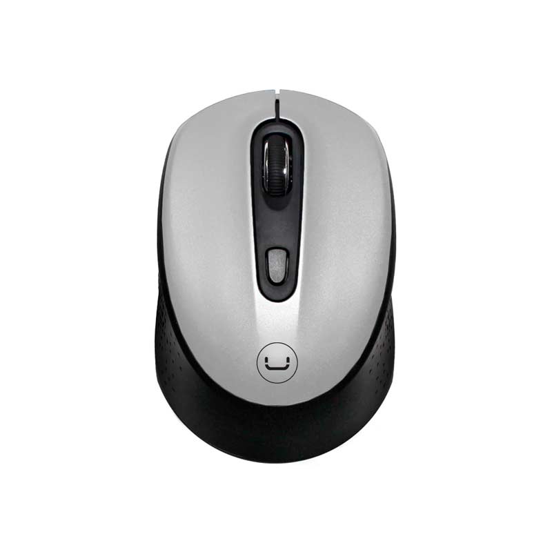 Mouse Inalámbrico UnnoTekno Contour 1600DPI Plateado