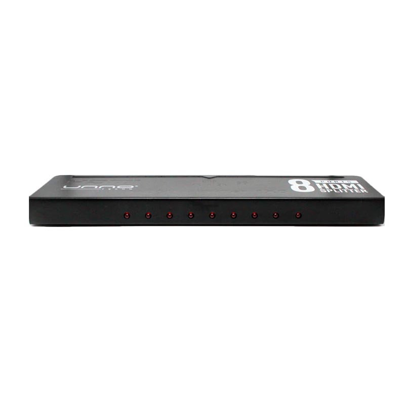 Splitter UnnoTekno HB1206BK 8 Puertos HDMI 4K