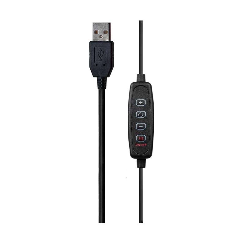 Aro de luz UnnoTekno de 10" LED con trípode