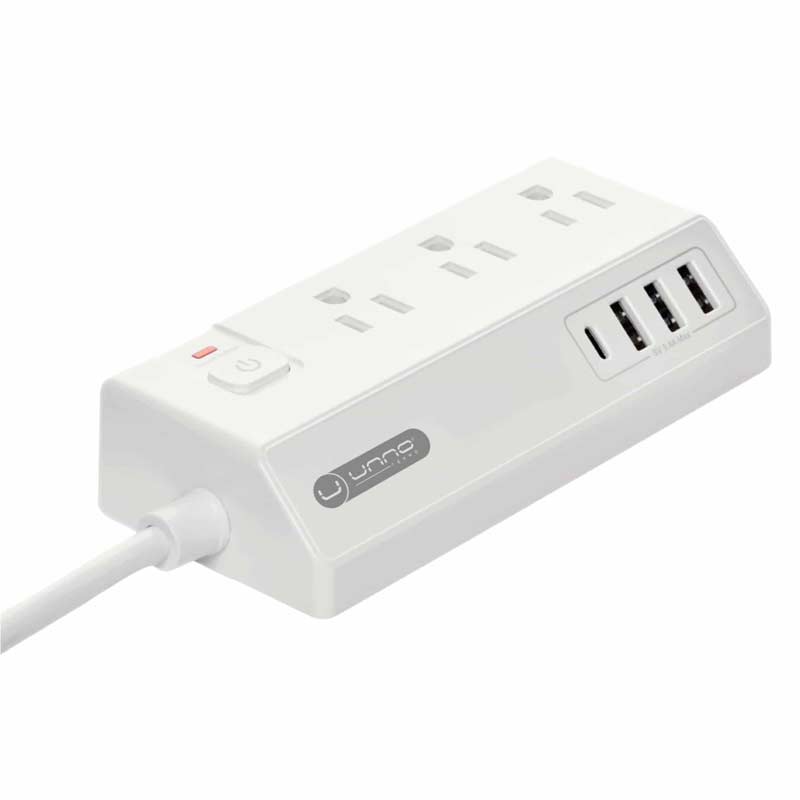 Regleta UnnoTekno Strip Max 7 Salidas 1.5 Metros