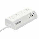 Regleta UnnoTekno Strip Max 7 Salidas 1.5 Metros