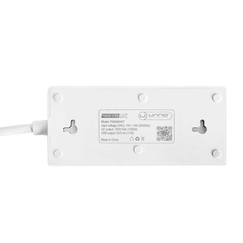 Regleta UnnoTekno Strip Max 7 Salidas 1.5 Metros