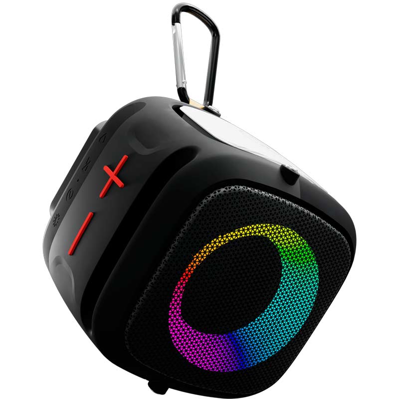 Bocina Bluetooth UnnoTekno CUBI TWS SP9214GY 5W Negro