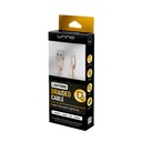 Cable USB a Lightning UnnoTekno CB4061GD 1.5 Metros Trenzado Dorado