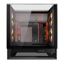 Case Gaming Cougar OMNYX Media Torre Vidrio Templado ATX Negro (Sin Fuente)