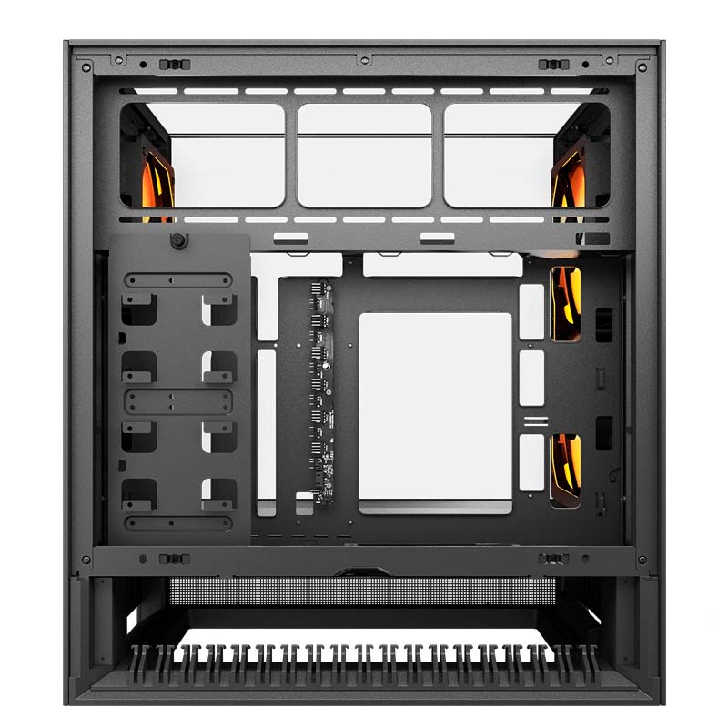 Case Gaming Cougar OMNYX Media Torre Vidrio Templado ATX Negro (Sin Fuente)