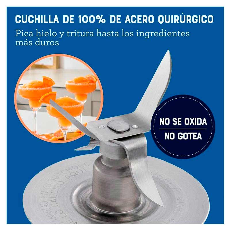 Licuadora Oster Clásica Reversible 1 Velocidad Jarra de Vidrio 1.5L 1000W