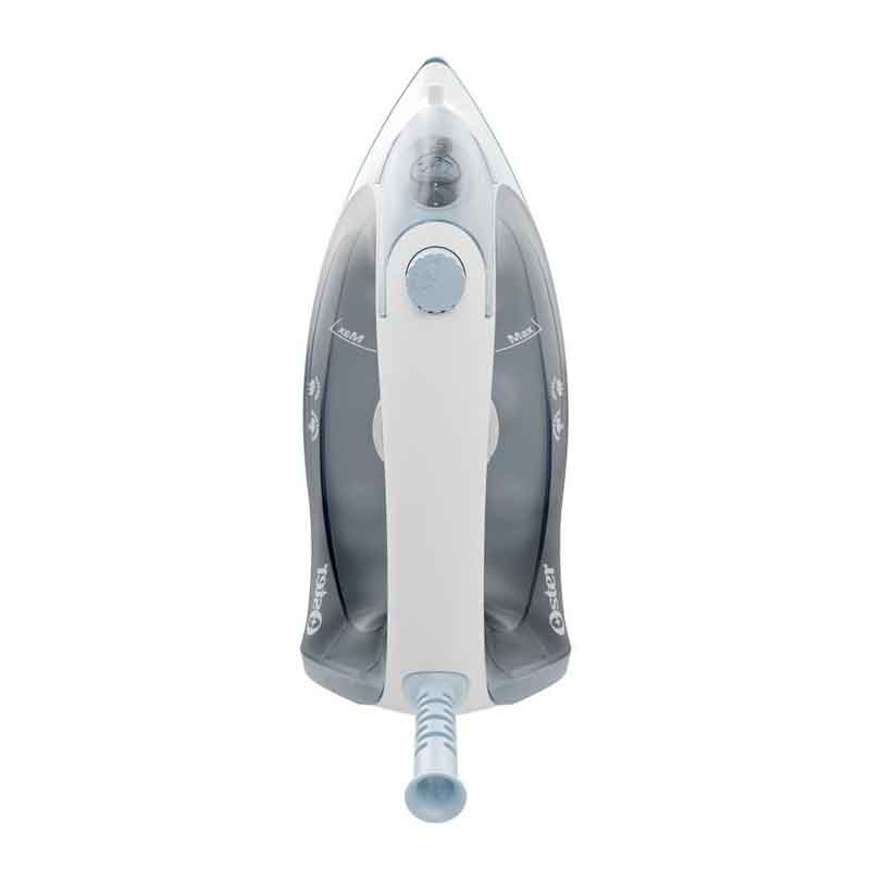 Plancha Oster Compacta  para Ropa de Vapor Suela Antiadherente Gris