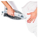 Plancha Oster Compacta  para Ropa de Vapor Suela Antiadherente Gris