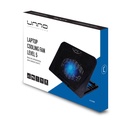 Base de Enfriamiento Unno Tekno para Laptop 17" 6 Ventiladores 5 Niveles