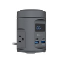 Estación de carga inalámbrica 7 en 1 Klip Xtreme PowerDesk Ultra KDC-700 Gris