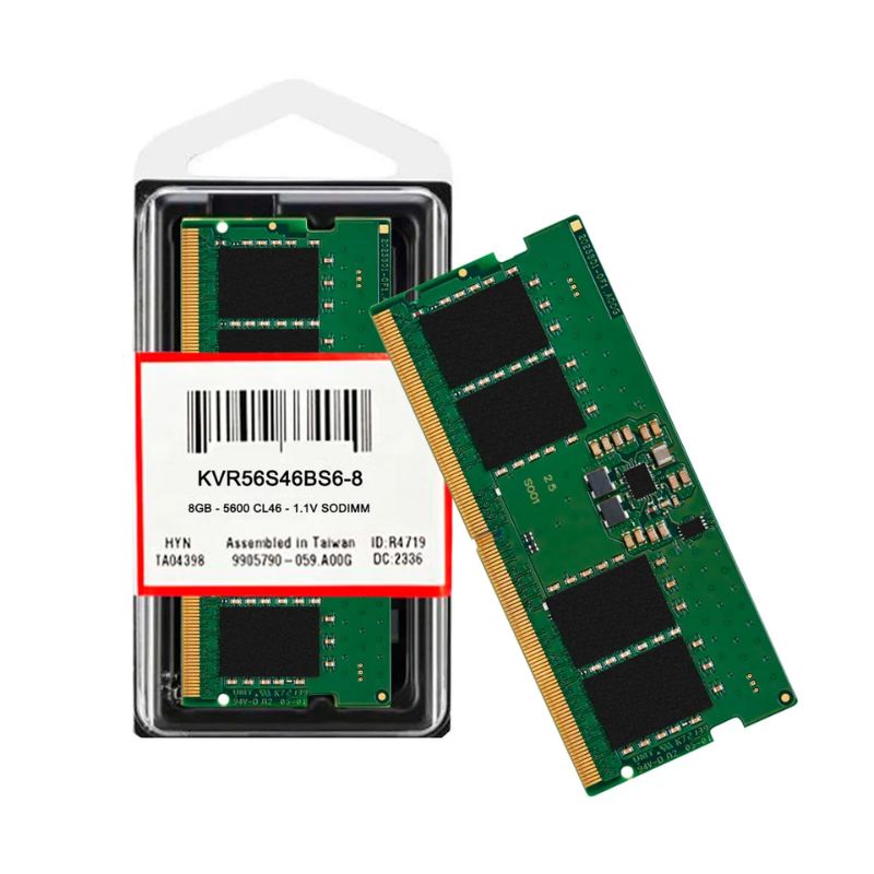 Memoria RAM DDR5 SODIMM 8GB Kingston 5600MHz CL46