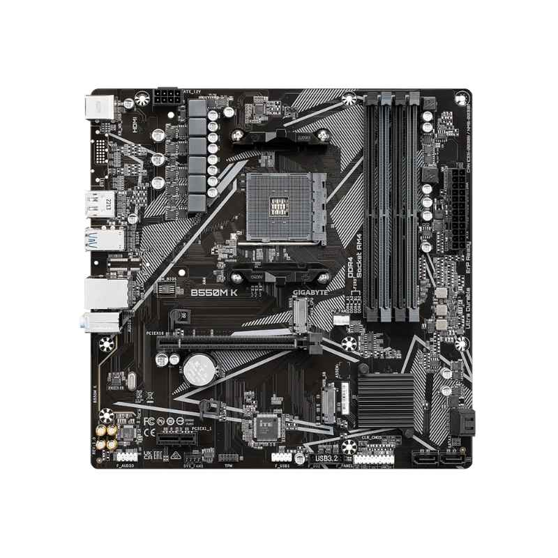 Motherboard Gigabyte B550M K Socket AM4 DDR4 Micro ATX