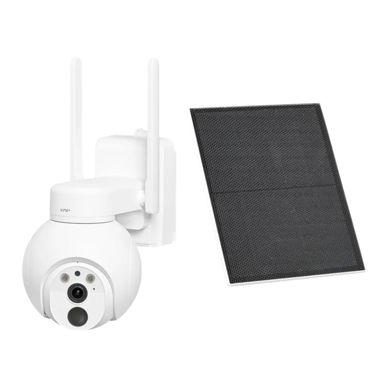 Cámara inteligente exterior VTA+ Atom 2 2K 3MP 4G con movimiento y panel solar