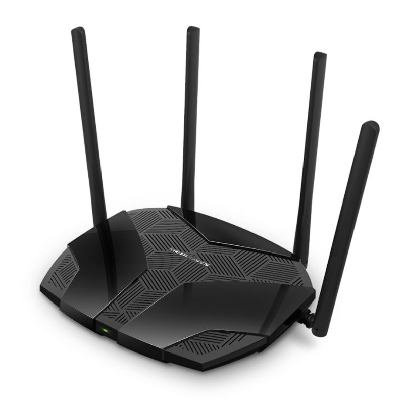 Router Wi‑Fi 6 Mercusys MR60X AX1500 de doble banda 2.4 GHz / 5 GHz 4 antenas 5 dBi gigabit