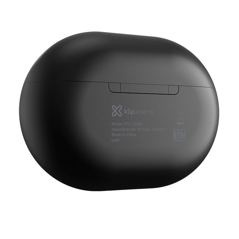 Audífonos In-Ear Klip Xtreme EdgeBuds Bluetooth con Micrófono (ENC) Negro