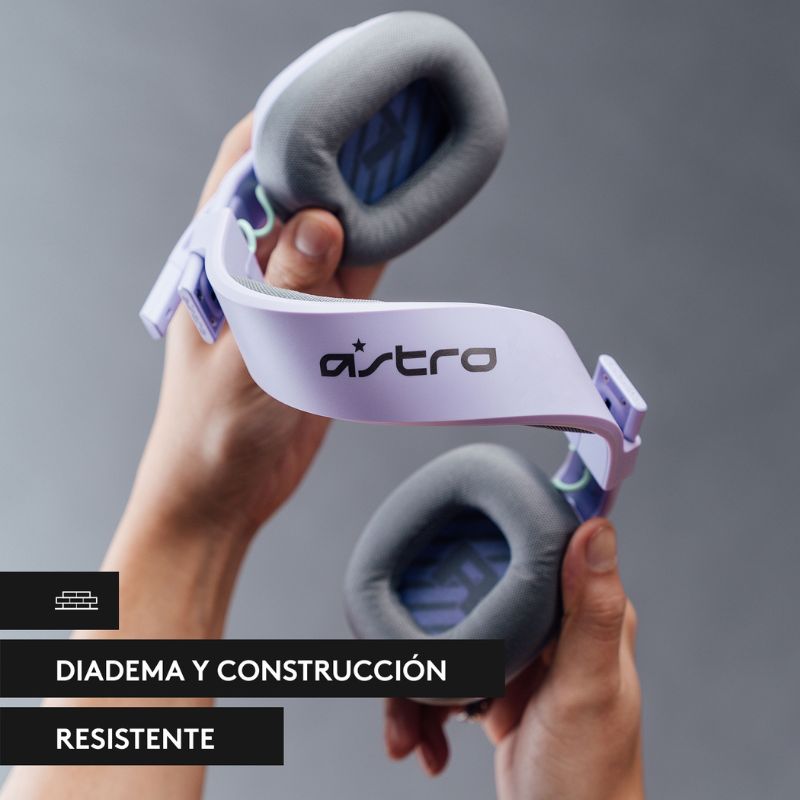 Audífonos tipo Headset Logitech Astro Gaming A10 Gen 2 3.5mm con Micrófono Lila