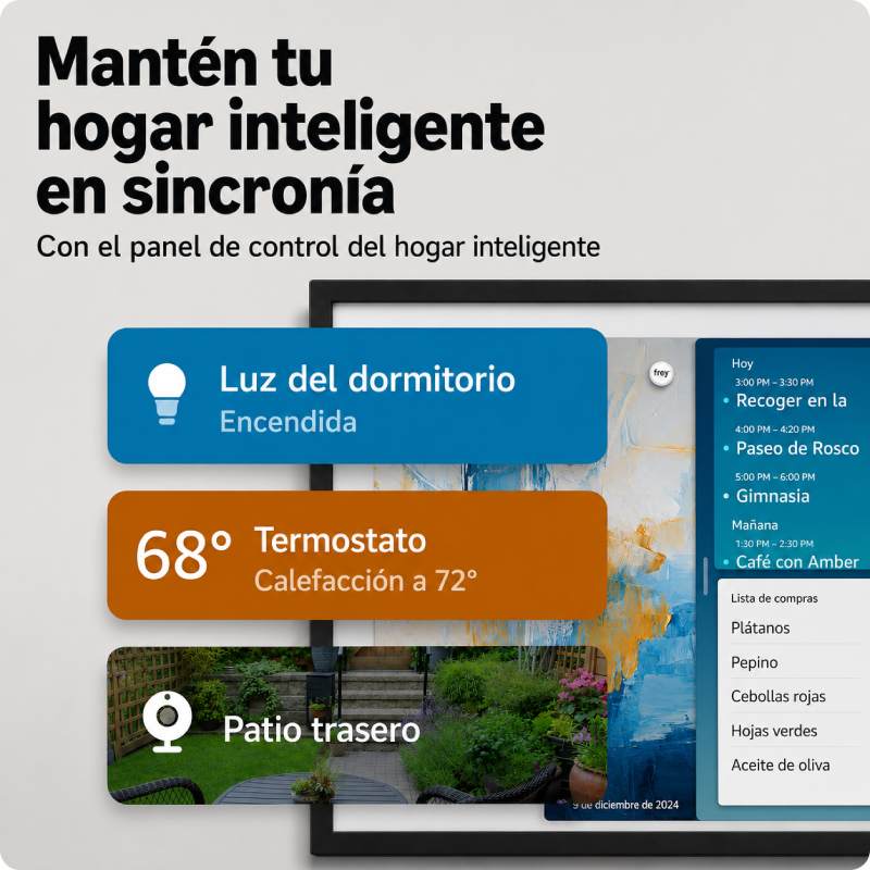 Pantalla Inteligente Amazon Echo Show 15 Full HD 15.6" con Alexa y Fire TV Negro