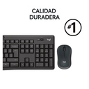 Teclado y Mouse Inalámbrico Logitech MK295 Silent Negro Inglés
