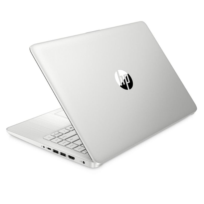 Laptop HP 14-DQ6101 14" Intel N150 4GB RAM 128GB UFS Intel Graphics W11 Home Plateado Teclado Inglés