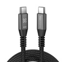 Cable USB-C a USB-C Klip Xtreme KAC-550-6FT 1.8 Metros Negro