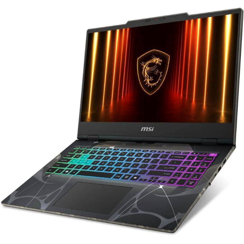 Laptop MSI Cyborg A15 15.6" AMD Ryzen 7 260 16GB RAM 512GB SSD NVIDIA GeForce RTX 5050 8GB W11 Home Negro Teclado Inglés