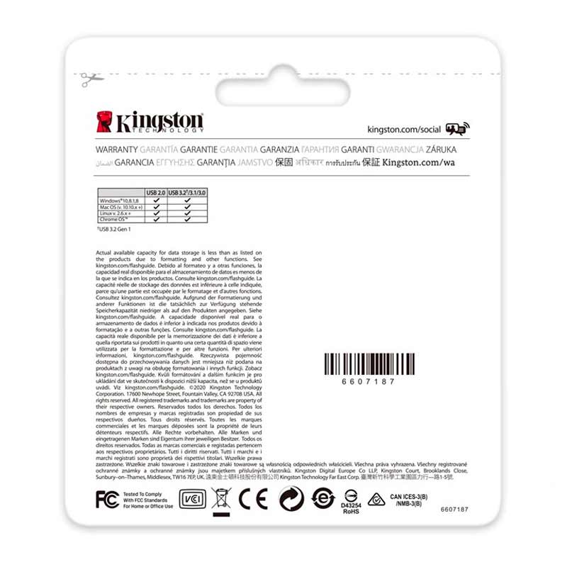 Memoria USB Kingston 64GB 3.2 DTX