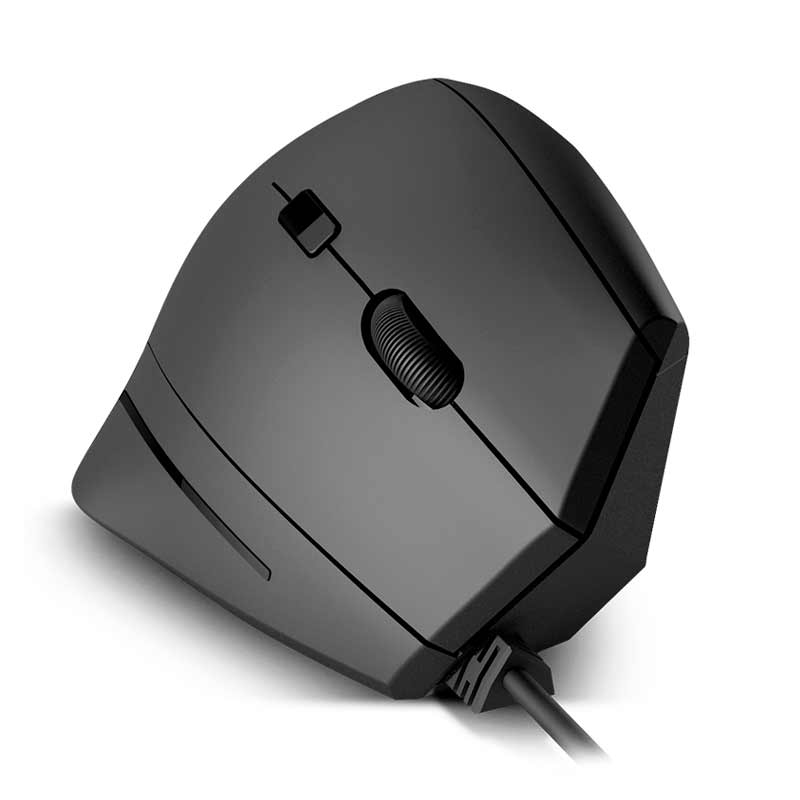 Mouse Alámbrico Klip Xtreme Krest 1600DPI Negro