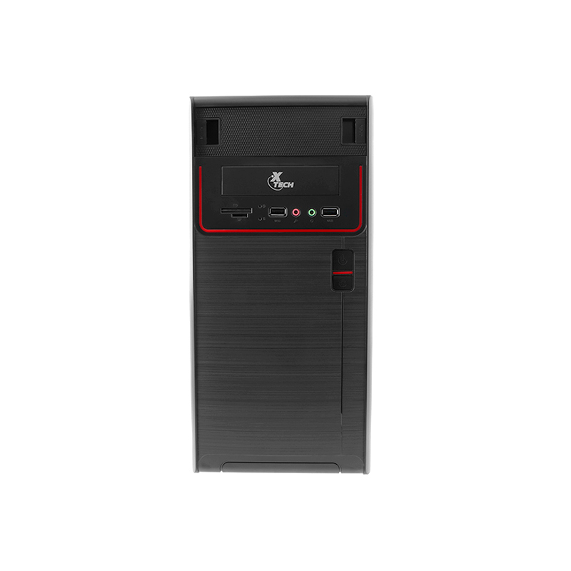 Case Xtech Micro Torre XTQ-100 con Fuente de Poder 500W Negro