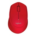 Mouse Inalámbrico Logitech M280 Óptico 1000DPI Rojo
